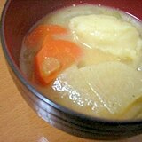 豆腐すいとん入り味噌汁♪